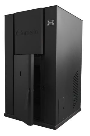 Centrală monobloc pe peleți Fornello Pellet King 35 kW, complet echipată, buncăr 80 kg [1]