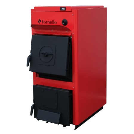 Centrala pe combustibil solid Fornello T-PRO 30 kW, pe lemn si carbune, din otel [2]