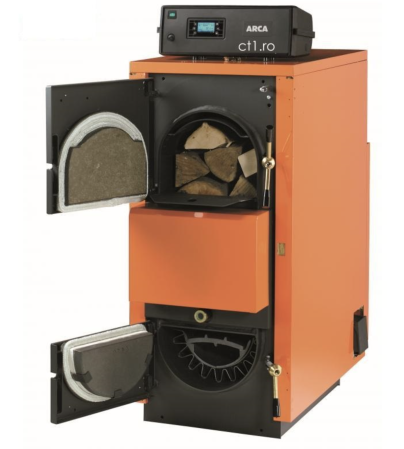 Centrala pe lemne gazeificare ARCA ASPIRO 29R, 30 kW, focar din oțel, automatizare digitală [0]