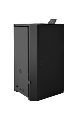 Centrala pe peleti Fornello EVA B Black 30 kW, Wi-Fi, pompa, vas expansiune, buncar 40 kg, tiraj fortat, pentru 200 mp [3]