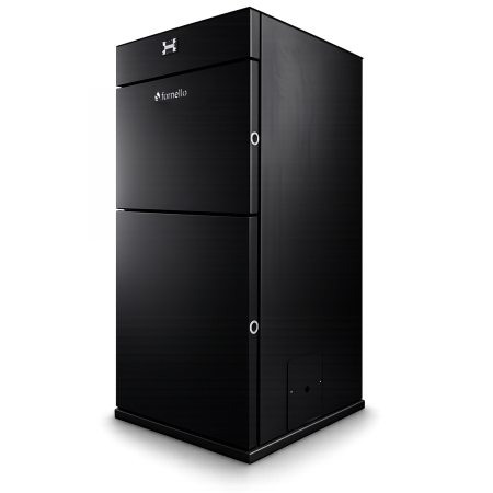 Cazane pe combustibil solid - Centrala pe peleti Fornello Pellet King 25 kW, complet echipata, tiraj fortat, telecomanda