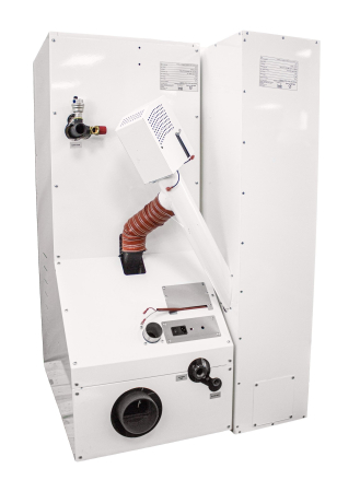 Centrală termică compactă pe peleți Fornello Rossi Camino Compact 35 kW, rezervor 153 L, A+ [3]