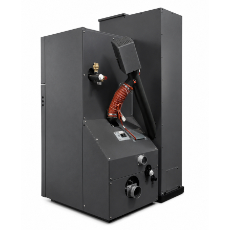 Centrală termică compactă pe peleți Fornello Rossi Camino Compact Automatic 25 kW, curățare automată, A+ Antracit [3]