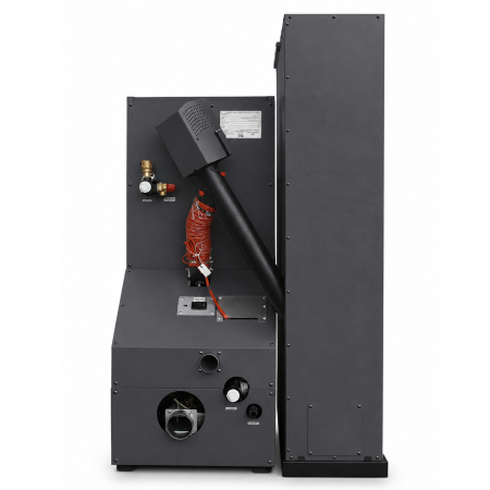 Centrală termică compactă pe peleți Fornello Rossi Camino Compact Automatic 25 kW, curățare automată, A+ Antracit [4]