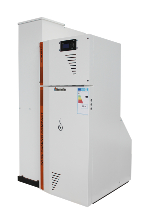 Centrală termică compactă pe peleți Fornello Rossi Camino Compact Automatic 25 kW, curățare automată, A+ [2]
