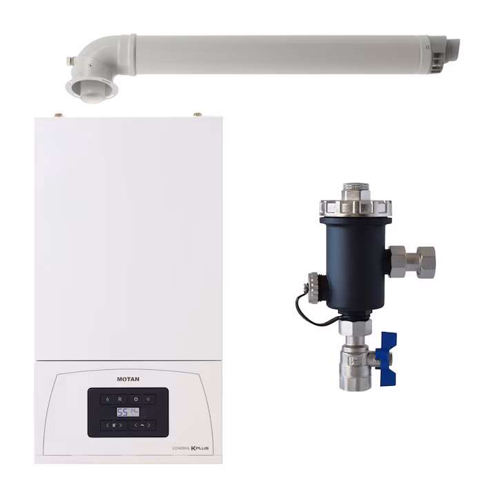 Centrale pe gaz - Centrala termica in condensare Motan Condens KPlus 25 kW cu kit evacuare inclus