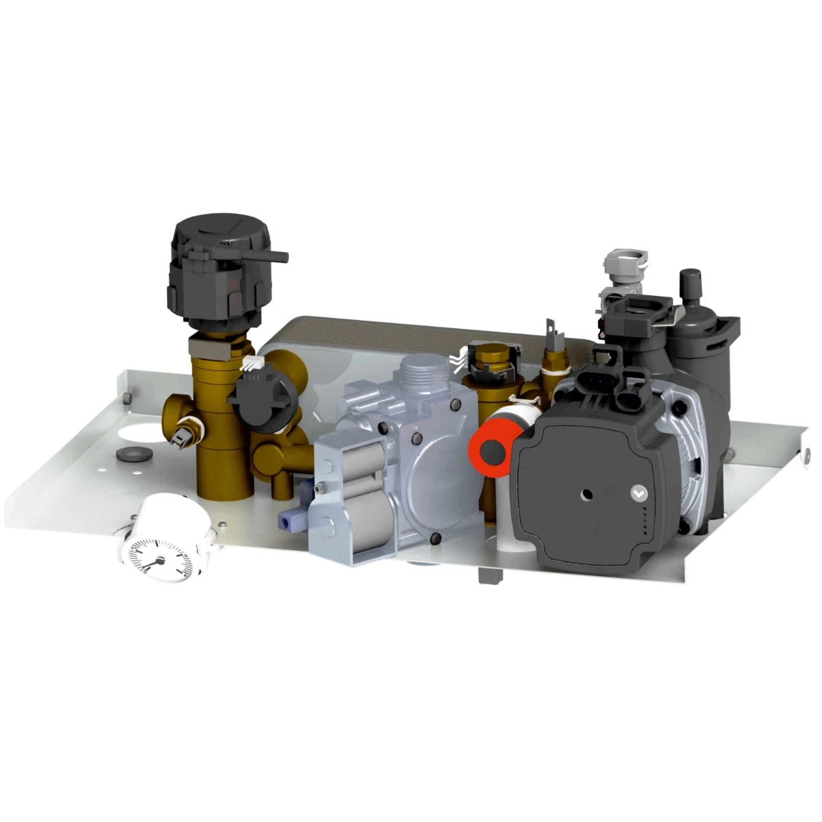 Centrala termica in condensare Motan Condens Plus 100 25 kW cu kit evacuare inclus [4]
