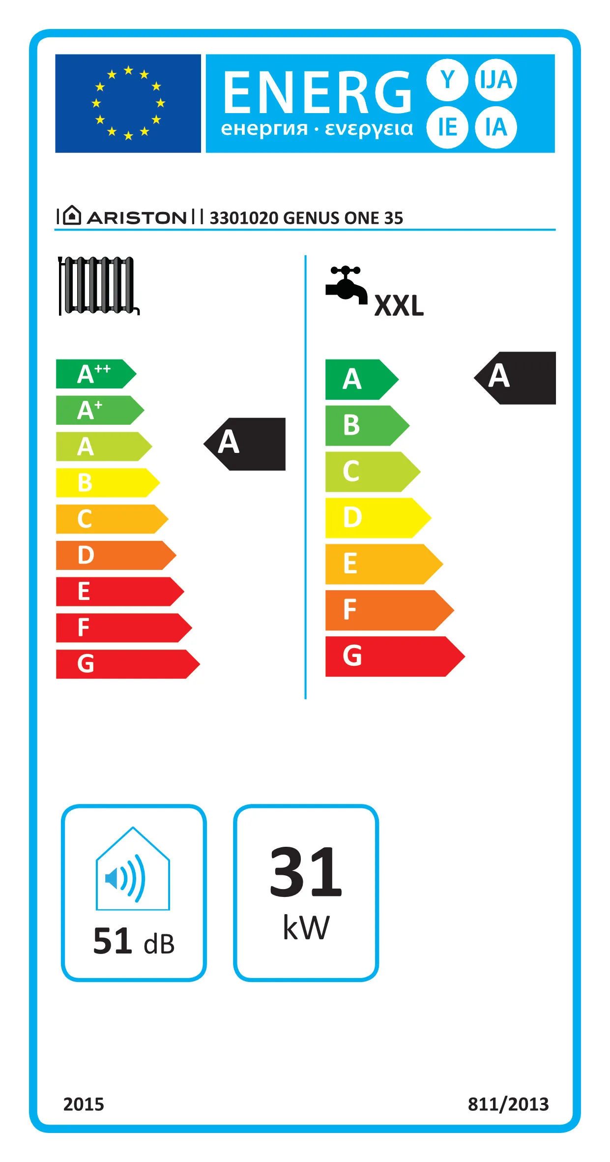 Centrala termica pe gaz in condensare Ariston Genus One 35 kW, pentru incalzire si apa calda menajera [4]