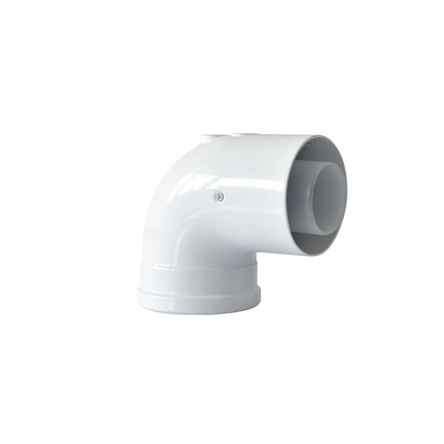 Accesorii de montaj - Cot 90° coaxial D60/100 pentru centrală în condensare, extensie evacuare gaze arse