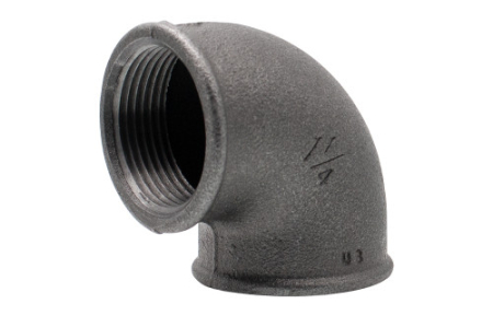 Tevi si fitinguri - Cot 90° Everpro A1, 1 1/4", filet interior - interior, alamă pentru instalații sanitare și termice