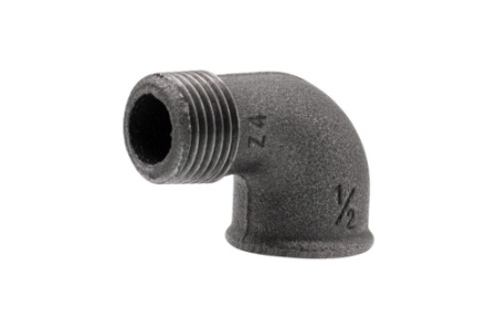 Tevi si fitinguri - Cot A4 92 Everpro 1" x 1/2" NG, cot alama 90°, filet interior - exterior, pentru instalații sanitare și termice