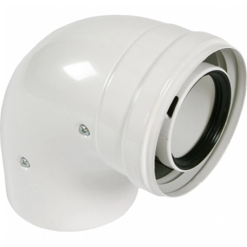 Accesorii de montaj - Cot coaxial 90° D100/150 mm pentru centrale termice in condensare
