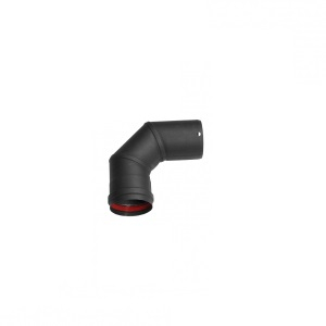 Accesorii pompe de caldura - Cot negru mat D80 90° - 1400DH04 - Ferroli