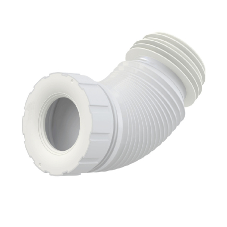 Sanitare - Cot WC flexibil Ermetiq A97L extensibil 260-650 mm, racord 70/110 x 90/110 mm, FIU-A97L