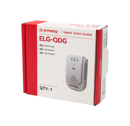 Detector de gaz metan si GPL Ermetiq ELG-QDG 230V cu iesire pentru electrovalva [2]