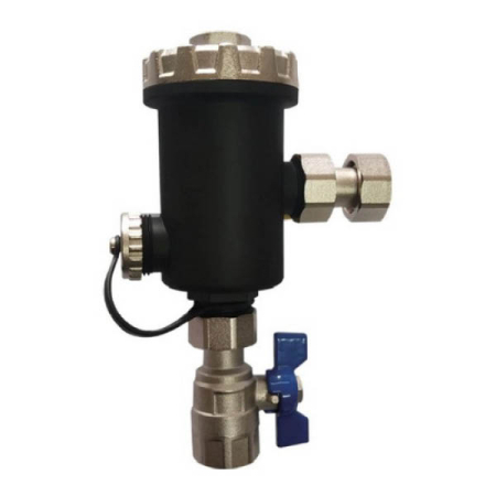 Accesorii de montaj - Filtru apă antimagnetită TURBOMAG-PL G3/4" MF, separator magnetic pentru centrale termice și instalații de încălzire