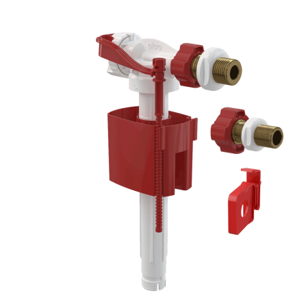 Accesorii baie - Flotor WC Ermetiq A160UNI cu filet din alama, alimentare laterala universala G 3/8" si G 1/2"