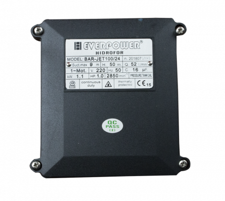 Hidrofor pompa fonta 1100W 50L, BAR-JET100/50 [5]
