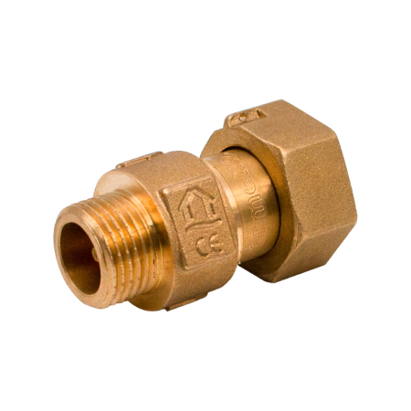 Tevi si fitinguri - Holender apometru cu supapa de sens Ermetiq ER-STAH1234 1/2" x 3/4", alama