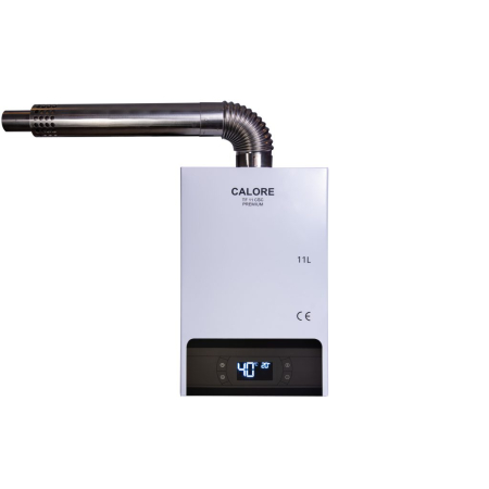 Centrale termice - Instant preparare apa calda CALORE TF11 CSC PREMIUM, 11 l/min, 22 kW, tiraj fortat, camera semicompacta, GPL / gaz natural