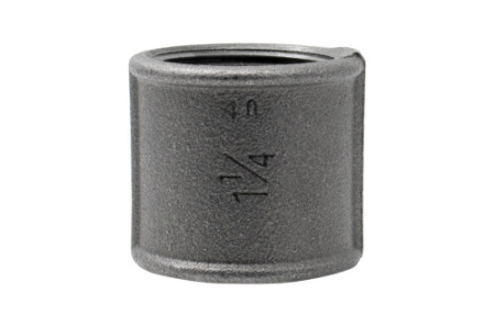 Tevi si fitinguri - Mufă fontă neagră Everpro NG 1 1/4", filet interior, pentru instalații termice, sanitare și gaz
