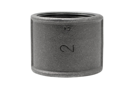 Tevi si fitinguri - Mufă fontă neagră Everpro Tip 220 NG, 2", filet interior-interior, conform EN 10242