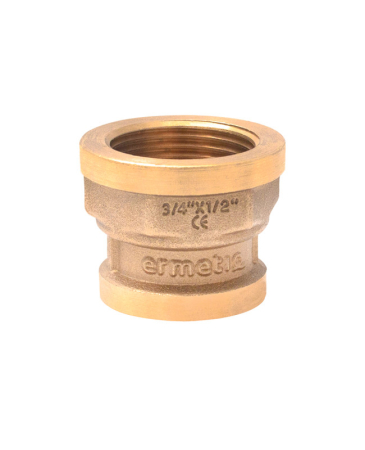 Fitinguri alama - Mufa redusa din alama CW617N Ermetiq ER-M1234 1/2" x 3/4" FI-FI