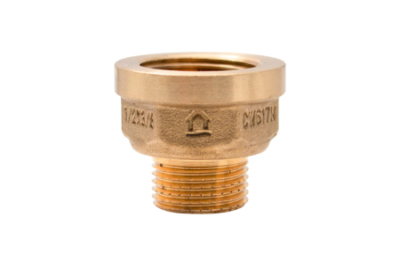Tevi si fitinguri - Niplu mufa din alama CW617N Ermetiq ER-NMF38/12 3/8" M x 1/2" F