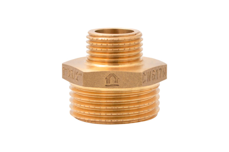 Tevi si fitinguri - Niplu redus din alama CW617N Ermetiq ER-N11/12 1" x 1/2" FE