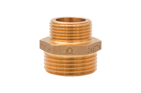 Tevi si fitinguri - Niplu redus din alama CW617N Ermetiq ER-N11/34 1" x 3/4" FE-FE