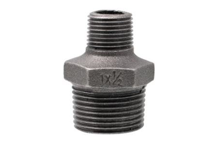 Tevi si fitinguri - Niplu redus Everpro 245, 1 1/2" x 1", alamă, filet exterior–exterior, pentru instalații sanitare și termice