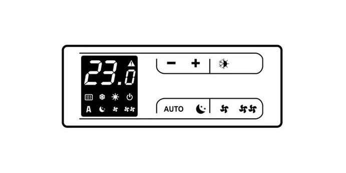 Accesorii pompe de caldura - Panou de comandă Touch încorporat Ariston Nimbus AQUASLIM FS pentru ventiloconvectoare