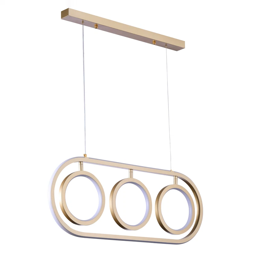 Electrice - Pendul LED Erste Cocktail 52W, 2940 lm, 2700-5400K, auriu