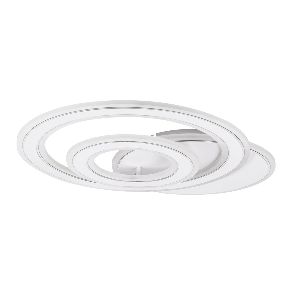 Plafoniera LED Erste Alla 98W, 3CCT, cu telecomanda, alb, iluminat interior modern [1]