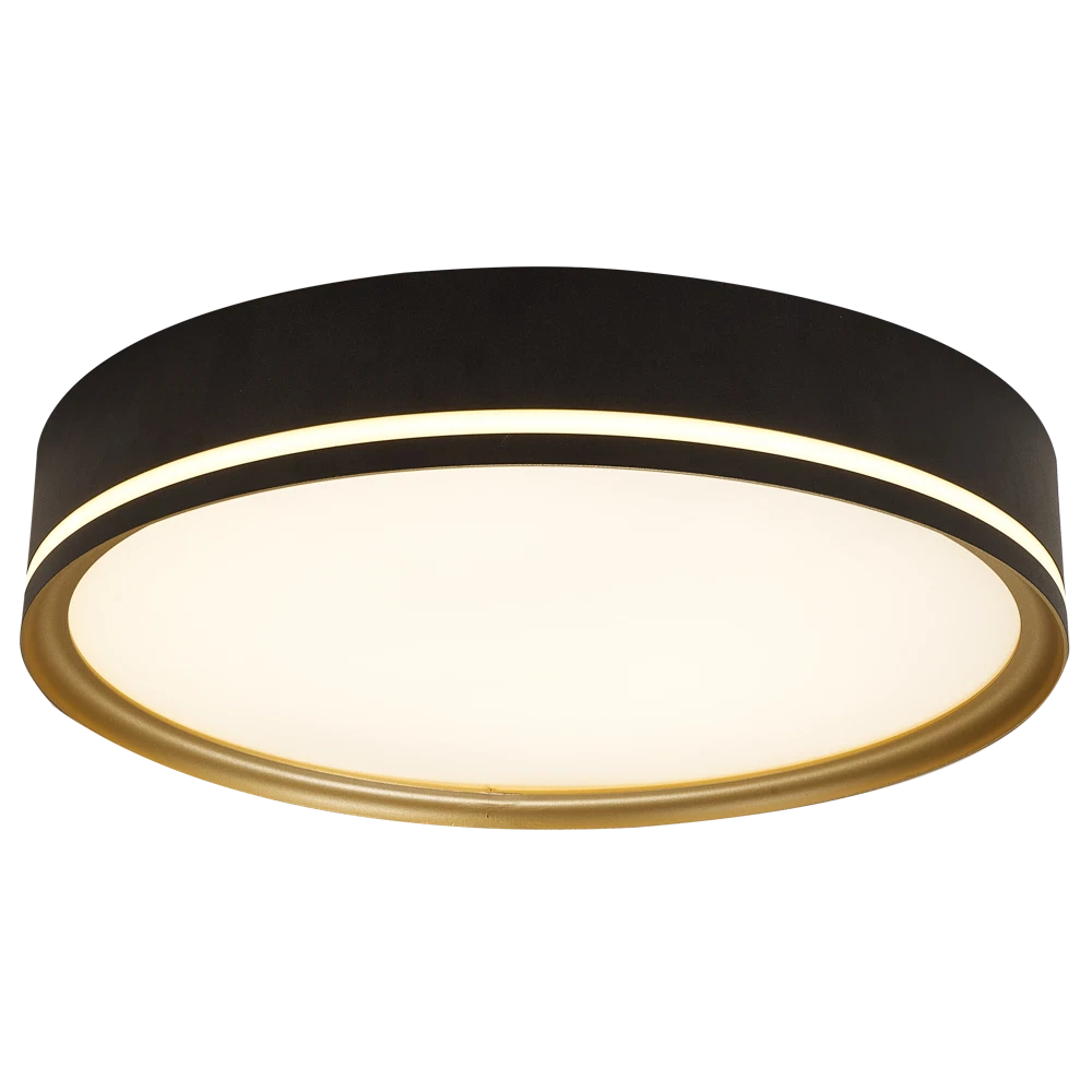 Electrice - Plafoniera LED Erste Cleo 32W, 1920 lm, 4000K, negru, iluminat interior modern
