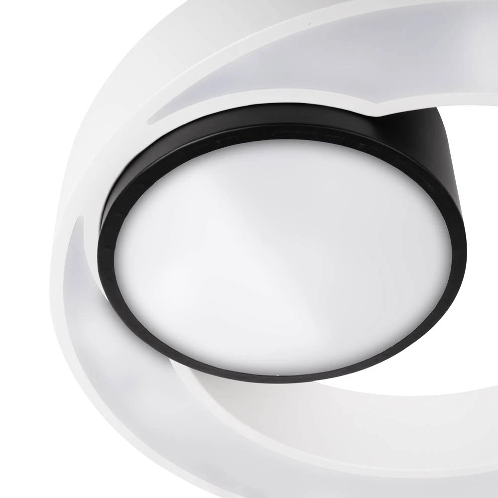 Plafoniera LED Erste Donut 45W, 2250 lm, 3000-6000K, 500 mm, iluminat interior modern [1]