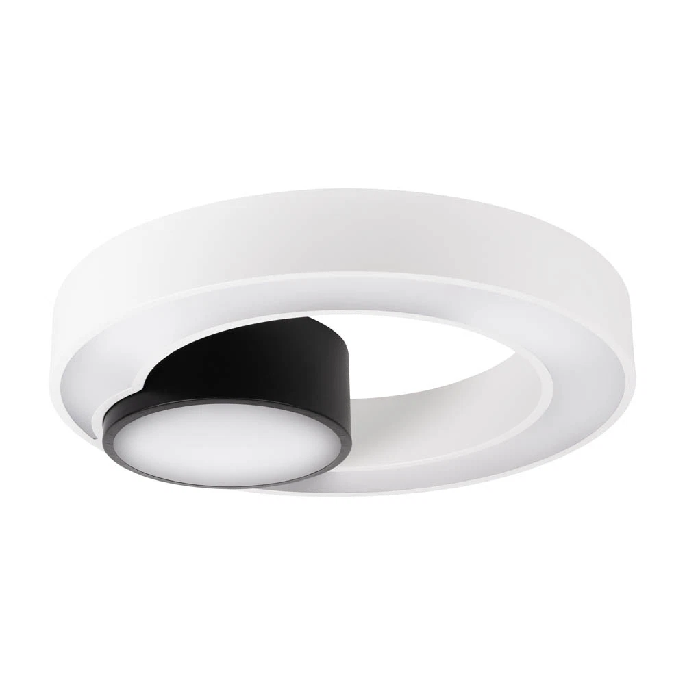 Corpuri de iluminat - Plafoniera LED Erste Donut 45W, 2250 lm, 3000-6000K, 500 mm, iluminat interior modern