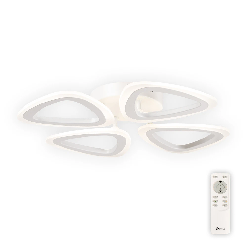 Plafoniera LED Erste Evis 60W, 3CCT, cu telecomanda, alb, iluminat interior modern [3]