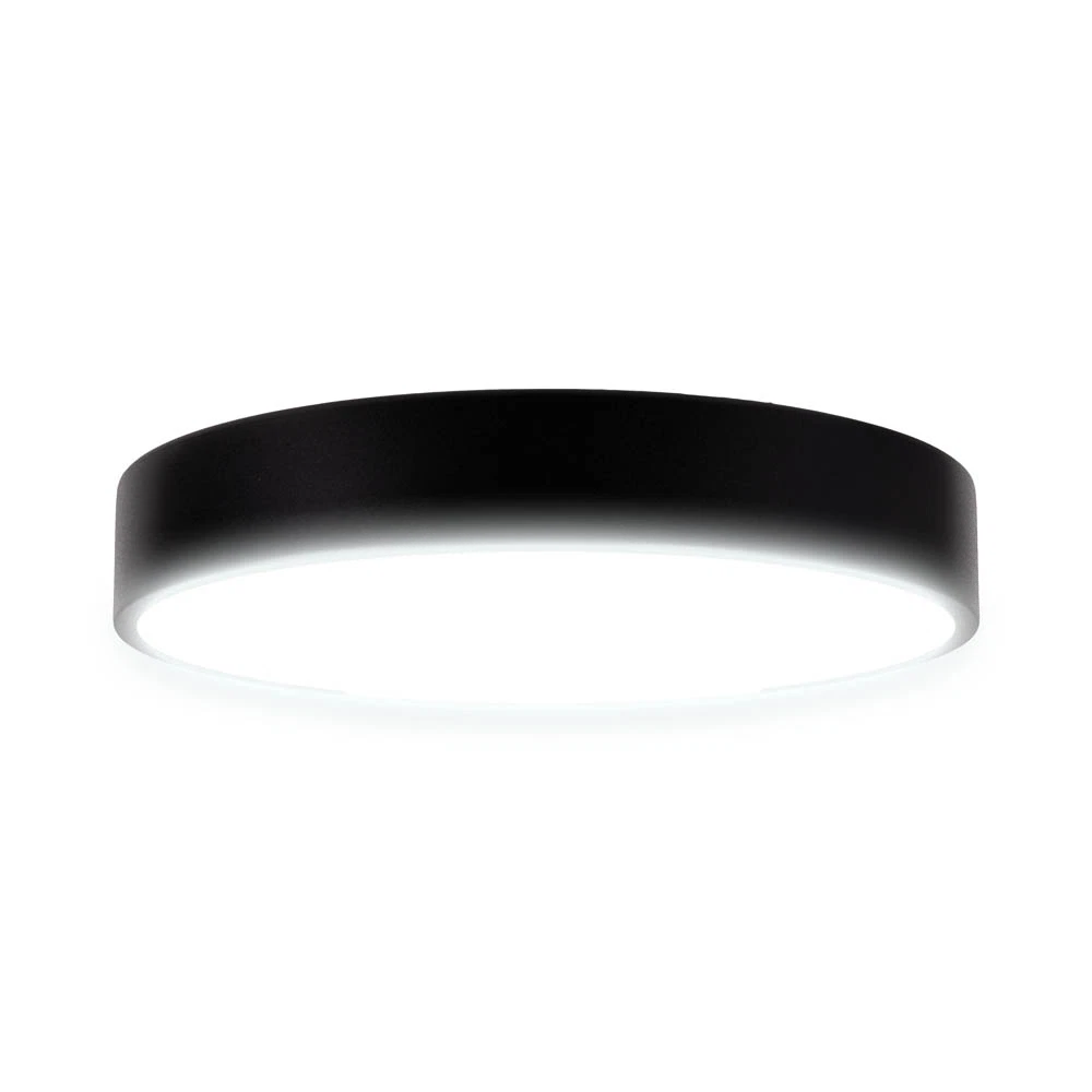 Plafoniera LED Erste Flux 28W, 2660 lm, IP20, negru, iluminat interior modern [3]