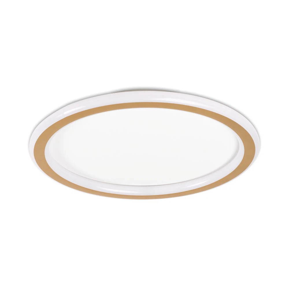 Corpuri de iluminat interior - Plafoniera LED Erste Gold 30W, 30 cm, 3000-6500K, auriu, iluminat interior modern