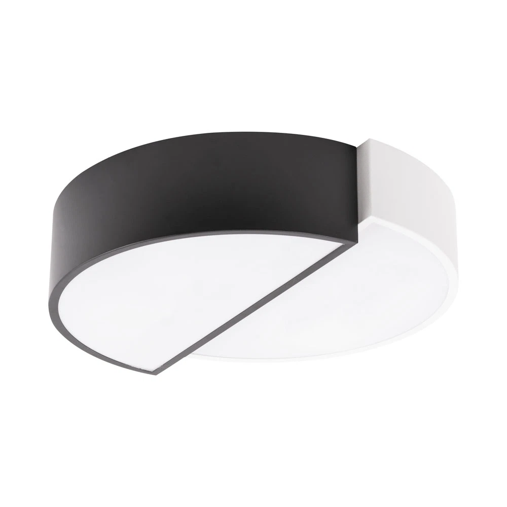 Corpuri de iluminat - Plafoniera LED Erste Half 34W, 1700 lm, 3000-6000K, 420 mm, iluminat interior modern