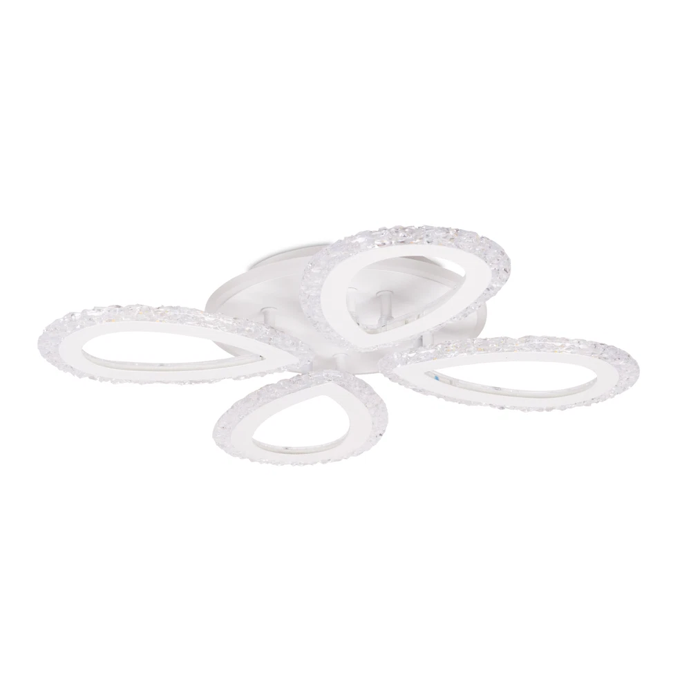 Plafoniera LED Erste Ice 55W, 3CCT + RGB, cu telecomanda, alb, iluminat interior modern [5]