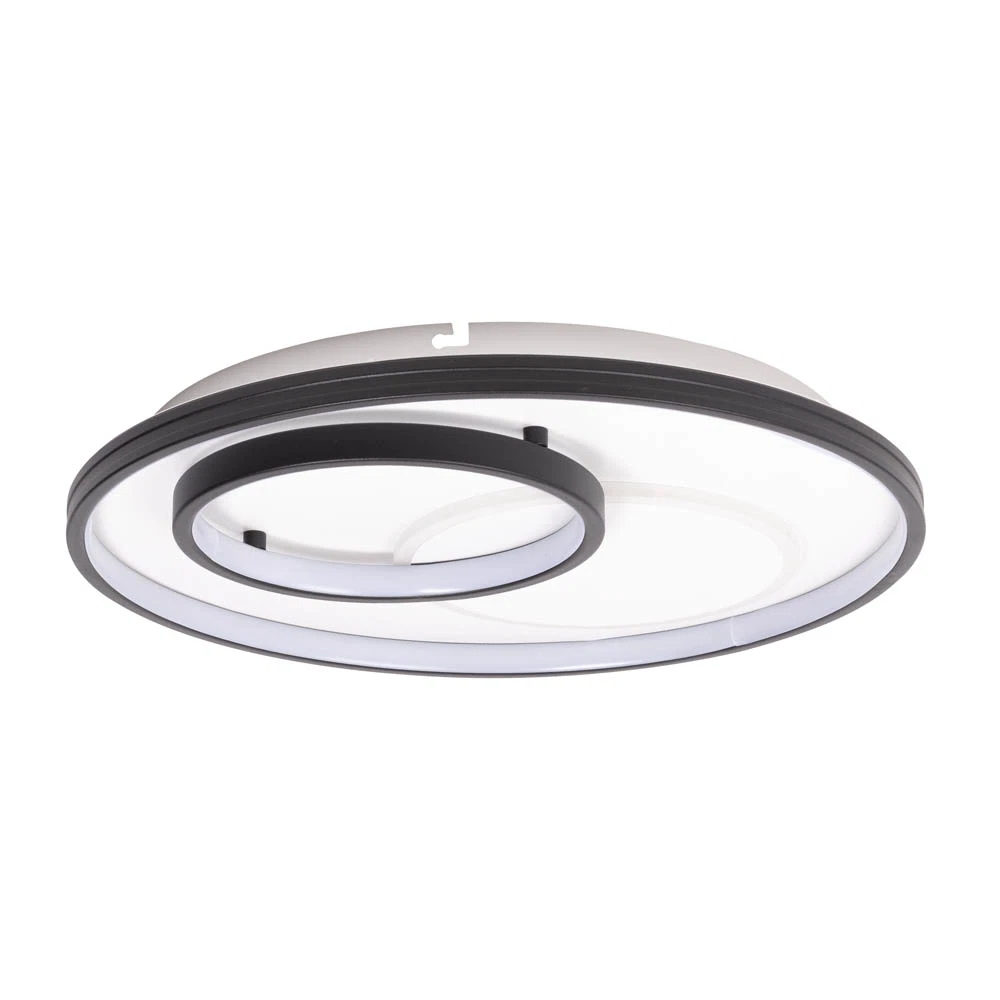 Plafoniera LED Erste Isis 65W, IP20, negru, iluminat interior modern [1]