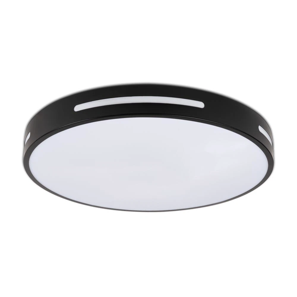 Electrice - Plafoniera LED Erste Libra 26W, 40 cm, 4000K, negru, iluminat interior modern