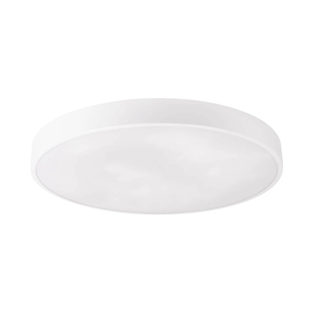 Corpuri de iluminat - Plafoniera LED Erste Macaron 52W, CCT 3000-6000K, alb, iluminat interior modern