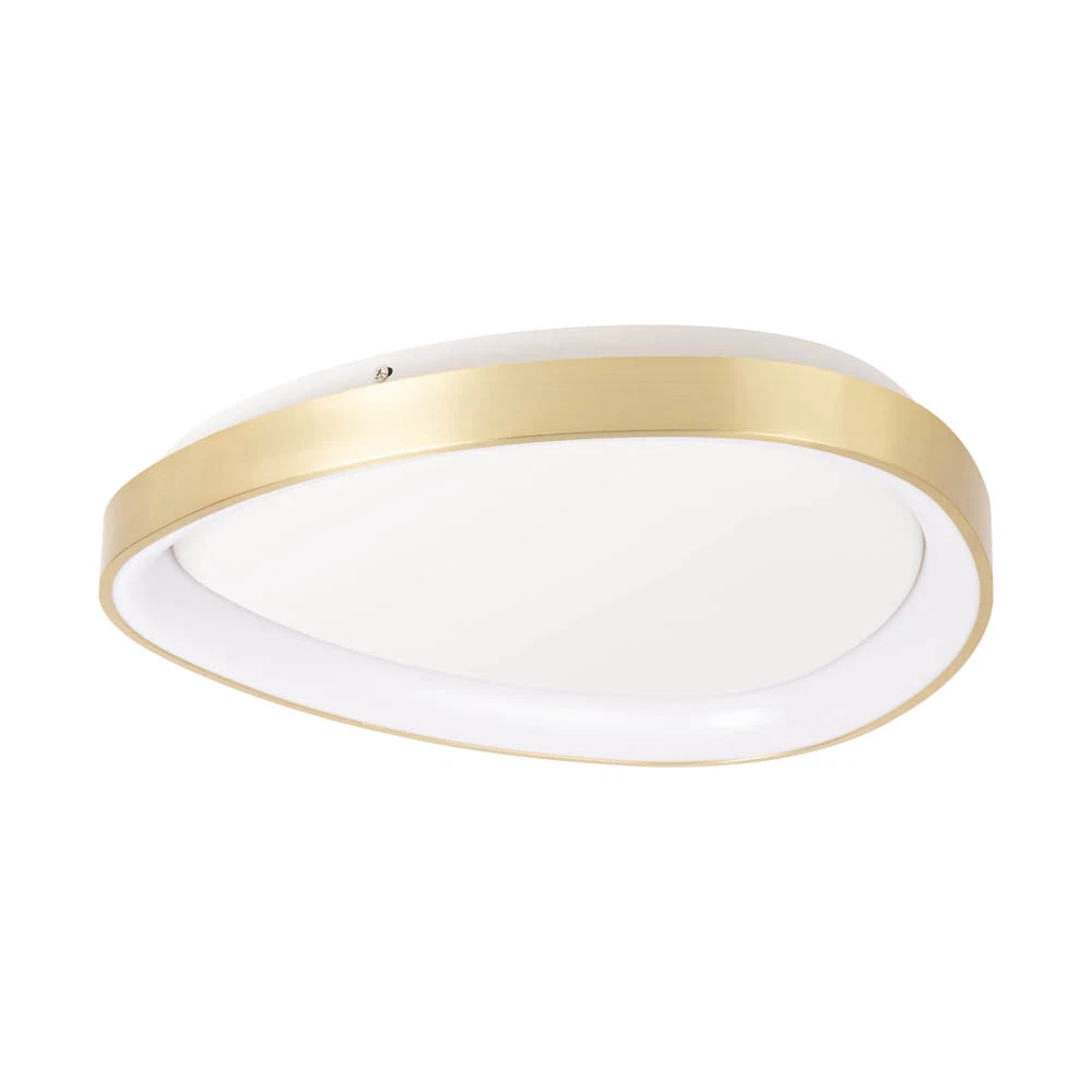 Corpuri de iluminat - Plafoniera LED Erste Mars 35W, 1750 lm, 3000K, 420x70 mm, auriu