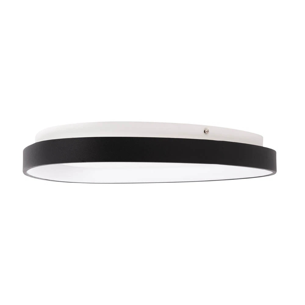 Plafoniera LED Erste Mars 35W, 1750 lm, 3000K, 420x70 mm, negru [1]