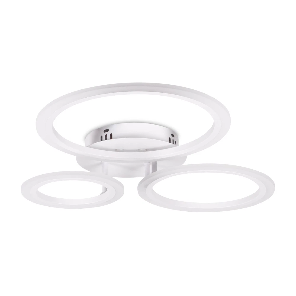 Plafoniera LED Erste Pearl 40W, 3CCT, cu telecomanda, alb, lumina reglabila [1]
