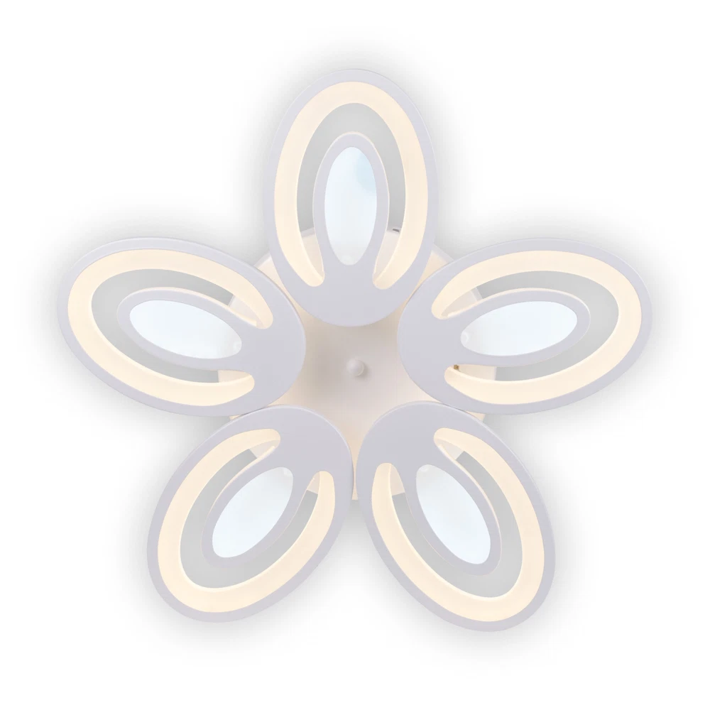 Plafoniera LED Erste Petal 80W, 3CCT, cu telecomanda, alb, lumina reglabila [1]