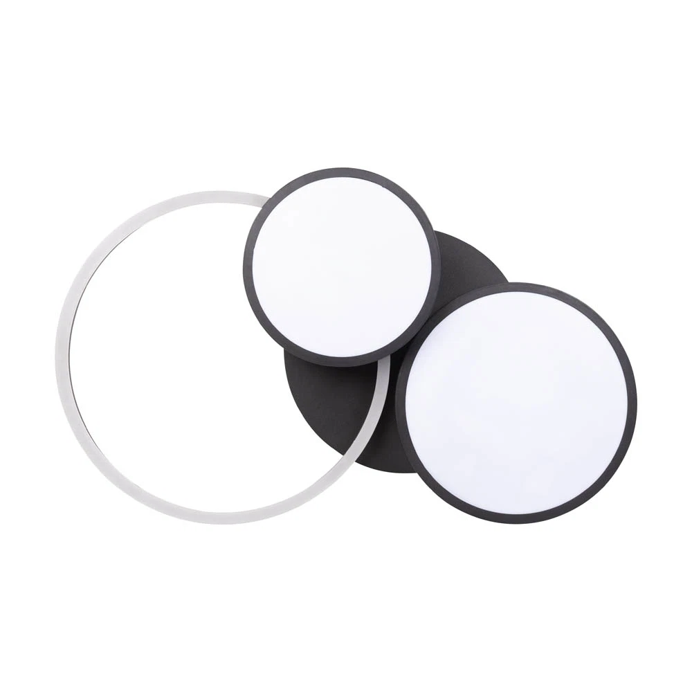 Plafoniera LED Erste Sobek 55W, IP20, negru, design modern [3]